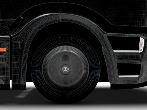 Tractor Brabus eActros Pro600 4x2 2026 Modelo 3D