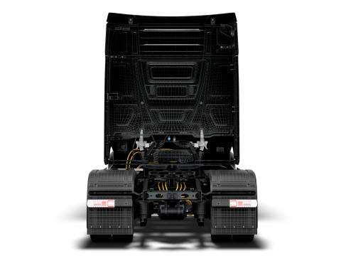 Tractor Brabus eActros Pro600 4x2 2026 Modelo 3D