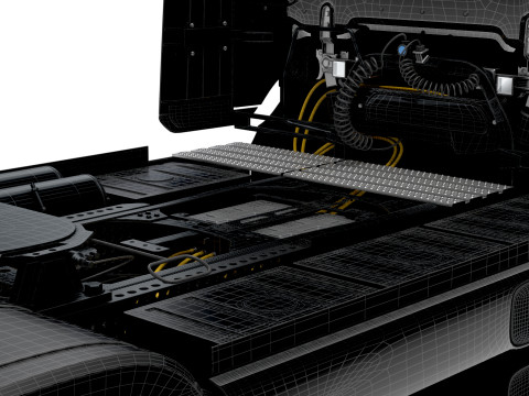 Tractor Brabus eActros Pro600 4x2 2026 Modelo 3D