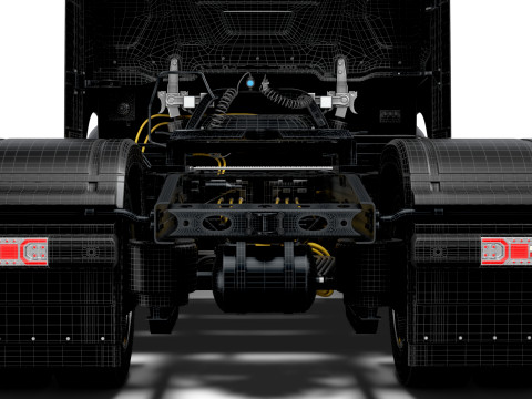 Tractor Brabus eActros Pro600 4x2 2026 Modelo 3D