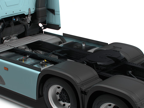 メルセデス ベンツ アクトロス L プロ 6x4 トラクター 2026 3Dモデル