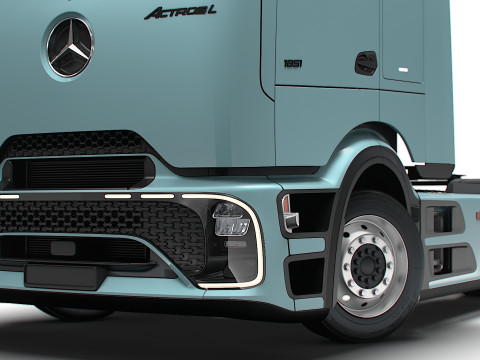 メルセデス ベンツ アクトロス L プロ 6x4 トラクター 2026 3Dモデル