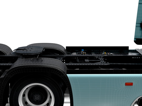 メルセデス ベンツ アクトロス L プロ 6x4 トラクター 2026 3Dモデル