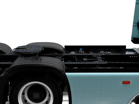 Mercedes Benz Actros L Pro 6x4 Tractor 2026 3D Model