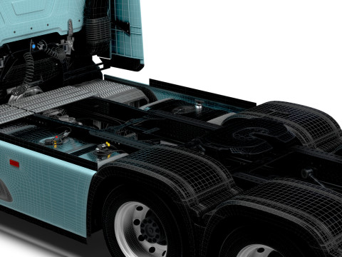 メルセデス ベンツ アクトロス L プロ 6x4 トラクター 2026 3Dモデル