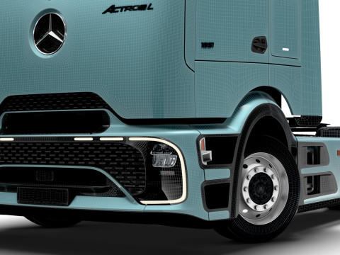 メルセデス ベンツ アクトロス L プロ 6x4 トラクター 2026 3Dモデル