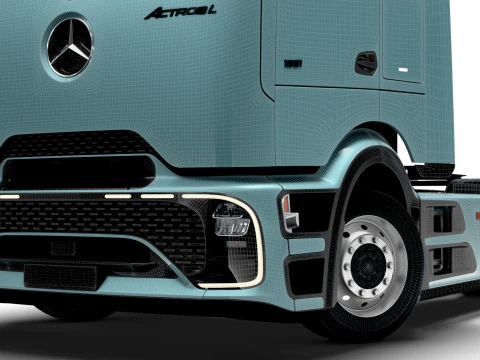 Mercedes Benz Actros L Pro 6x4 Tractor 2026 3D Model