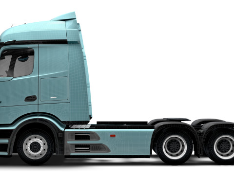 メルセデス ベンツ アクトロス L プロ 6x4 トラクター 2026 3Dモデル