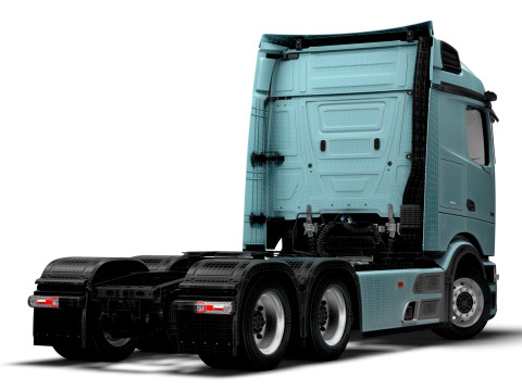 メルセデス ベンツ アクトロス L プロ 6x4 トラクター 2026 3Dモデル