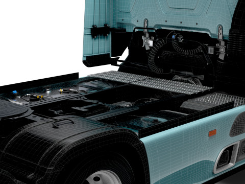 メルセデス ベンツ アクトロス L プロ 6x4 トラクター 2026 3Dモデル