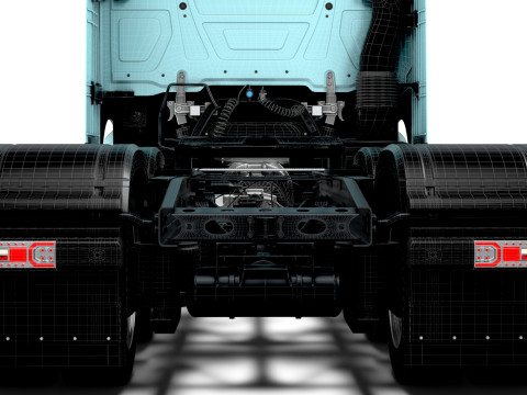 メルセデス ベンツ アクトロス L プロ 6x4 トラクター 2026 3Dモデル