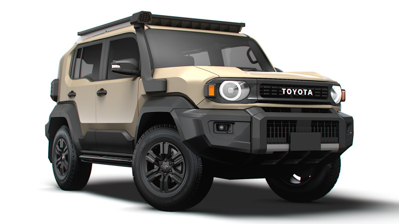 Toyota Land Cruiser FJ2026 Modèle 3D .c4d .max .obj .3ds .fbx .stl .blend 