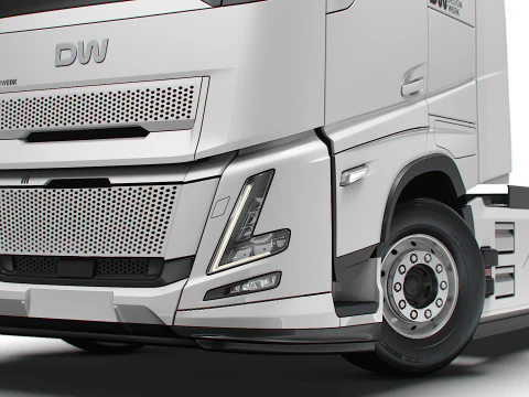DW High Cab Aero 6x2 Tractor 2026 3D Model