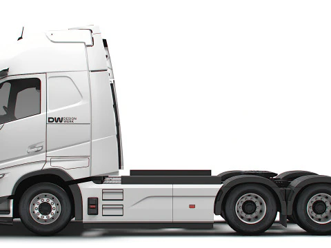 DW High Cab Aero 6x2 Tractor 2026 3D Model
