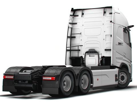 Traktor DW Kabin Tinggi Aero 6x2 2026 Model 3D