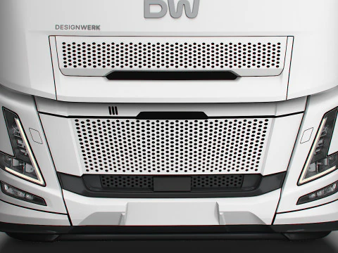 DW High Cab Aero 6x2 Tractor 2026 3D Model