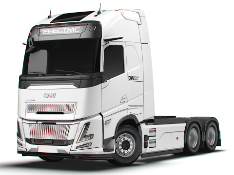 Traktor DW Kabin Tinggi Aero 6x2 2026 Model 3D