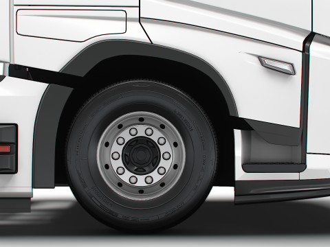 Traktor DW Kabin Tinggi Aero 6x2 2026 Model 3D