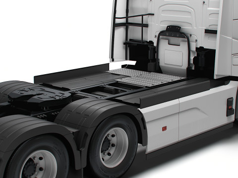 Traktor DW Kabin Tinggi Aero 6x2 2026 Model 3D