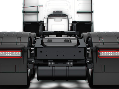 Traktor DW Kabin Tinggi Aero 6x2 2026 Model 3D