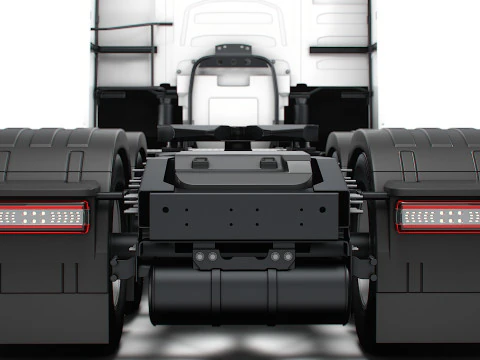 DW High Cab Aero 6x2 Tractor 2026 3D Model