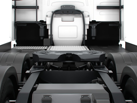 Traktor DW Kabin Tinggi Aero 6x2 2026 Model 3D