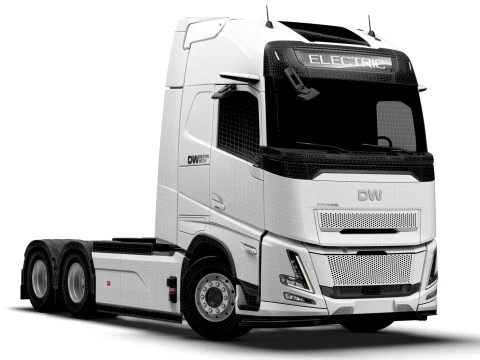 DW High Cab Aero 6x2 Tractor 2026 3D Model