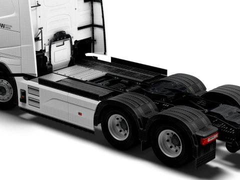 DW High Cab Aero 6x2 Tractor 2026 3D Model