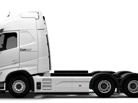 DW High Cab Aero 6x2 Tractor 2026 3D Model