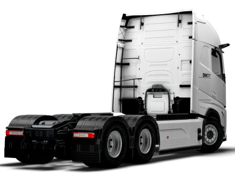 DW High Cab Aero 6x2 Tractor 2026 3D Model