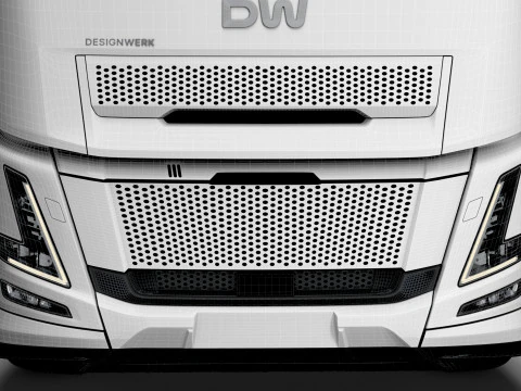 DW High Cab Aero 6x2 Tractor 2026 3D Model