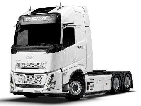 DW High Cab Aero 6x2 Tractor 2026 3D Model