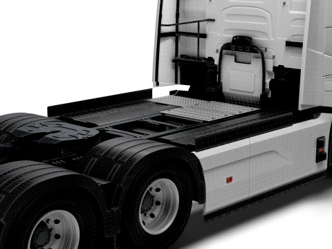 DW High Cab Aero 6x2 Tractor 2026 3D Model