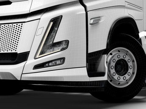 Traktor DW Kabin Tinggi Aero 6x2 2026 Model 3D