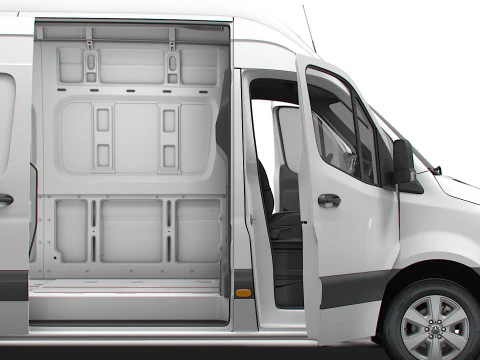 Interni Mercedes Benz Sprinter L2H3 RWD HQ 2025 Modello 3D