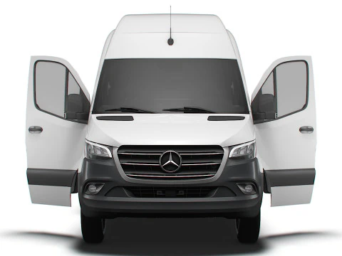 Interni Mercedes Benz Sprinter L2H3 RWD HQ 2025 Modello 3D
