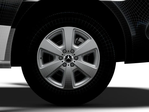 Interni Mercedes Benz Sprinter L2H3 RWD HQ 2025 Modello 3D