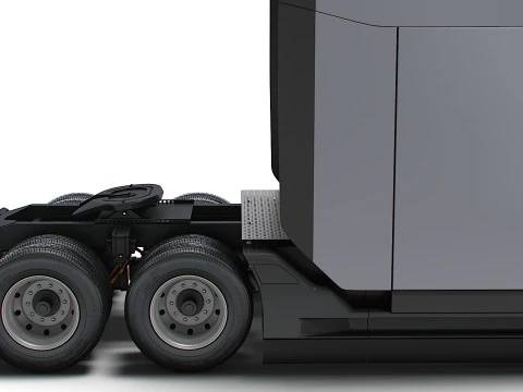 Tesla Semi Tractor 6x4 2026 3D Model