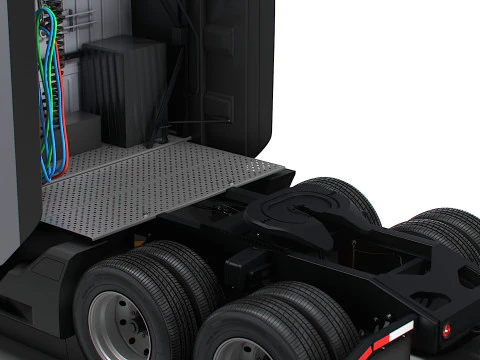 Tesla Semi Tractor 6x4 2026 3D Model