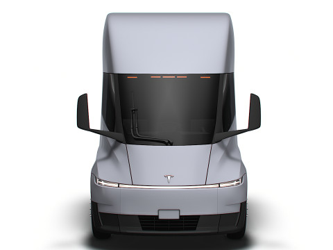 Tesla semi-tractor 6x4 2026 3D Model