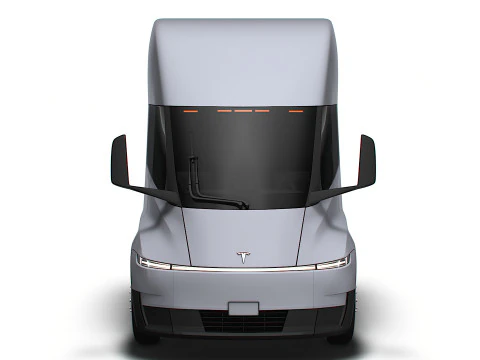 Tesla Semi Tractor 6x4 2026 3D Model