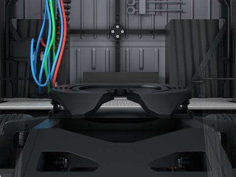 Tesla semi-tractor 6x4 2026 3D Model