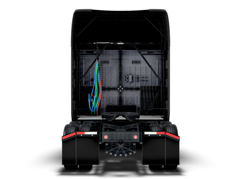 Tesla semi-tractor 6x4 2026 3D Model