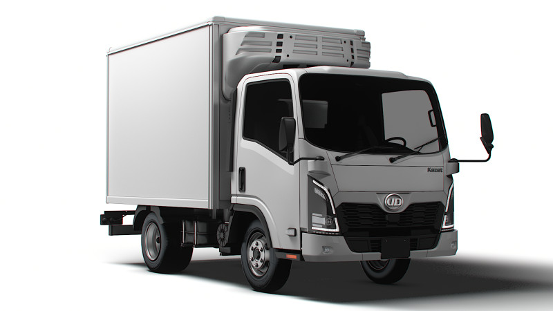 UD Kazet Refrigerator 2026 3D Model .c4d .max .obj .3ds .fbx .stl .blend 