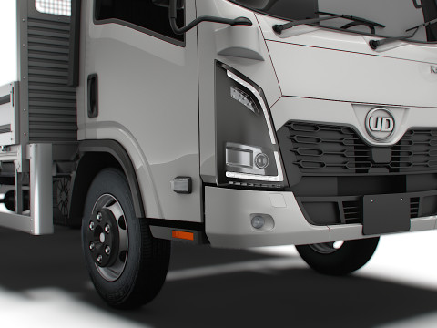 Caminh&atilde;o de carroceria r&iacute;gida UD Kazet 2026 Modelo 3D