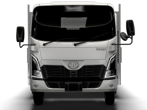 Caminh&atilde;o de carroceria r&iacute;gida UD Kazet 2026 Modelo 3D