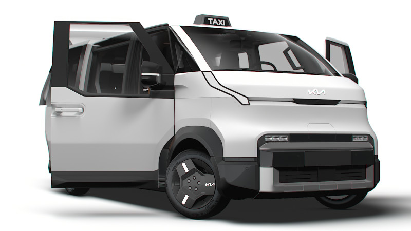 KIA PV5 Taxi L2H1 HQInterior 2026 Modelo 3D .c4d .max .obj .3ds .fbx .stl .blend 