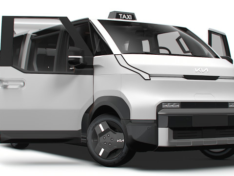 Taksi KIA PV5 L2H1 HQInterior 2026 Model 3D