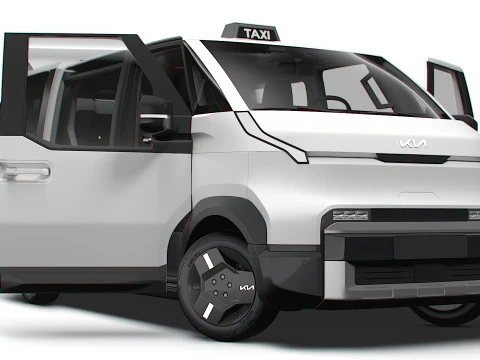 Taksi KIA PV5 L2H1 HQInterior 2026 Model 3D