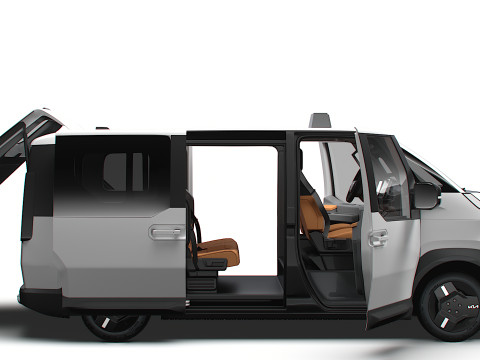 KIA PV5 Taxi L2H1 HQInterior 2026 Modelo 3D